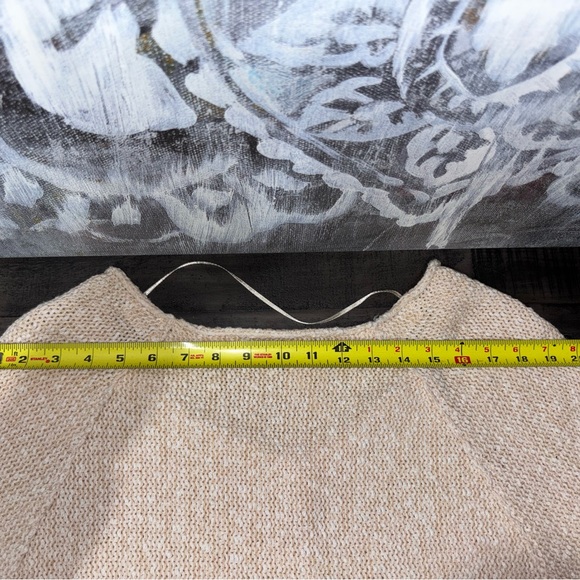 Free People Bright Lights V-Neck Sweater SZ  M - Picture 12 of 12